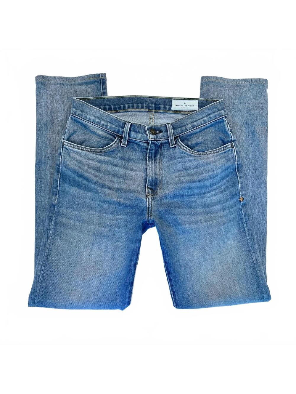 Imogene and Willie Slim Straight Women’s Jeans Sz 26 Denim Mid-Rise